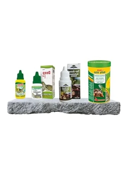 Kara Kaplumbağası İçin Özel Bakım Seti, Vitamin ve Yem İçerir ürün görseli 1