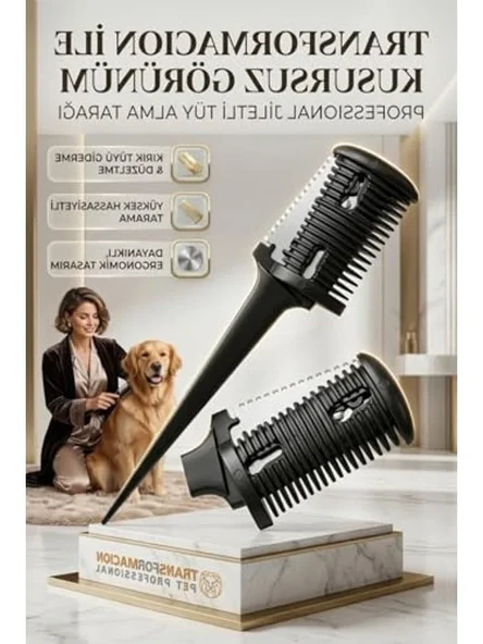 Jiletli Tüy Alma Tarağı, Kedi ve Köpekler İçin Kullanışlı ürün görseli 1