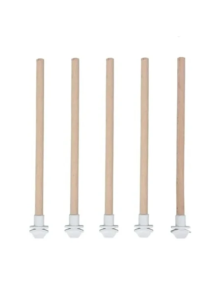 5'li Pürüzsüz Ahşap Kuş Tüneği 25 cm ürün görseli 1