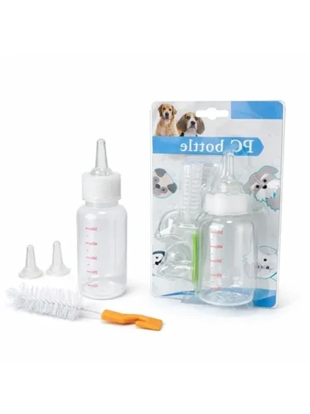 Yavru Kedi ve Köpek Biberonu 50 ml, Süt ve Mama Besleme Seti ürün görseli 1