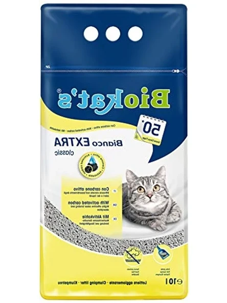 10 Lt Biokats Bianco Extra Kedi Kumu, Yüksek Performans ürün görseli 1