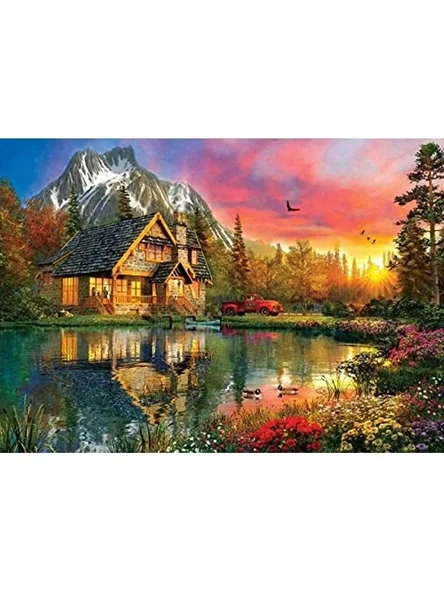 2000 Parça Dört Mevsim Temalı Art Puzzle - Resim 2