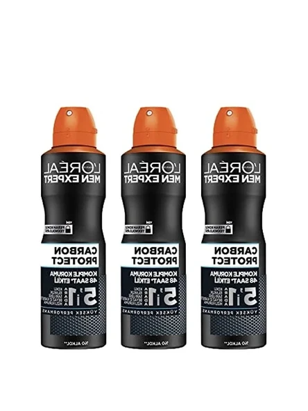 3'lü Deodorant Seti - Men Expert Karbon Koruma ürün görseli 1