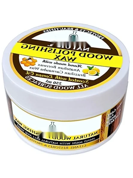 Doğal Ahşap Cilası, 250 ml + Mikrofiber Bez ürün görseli 1