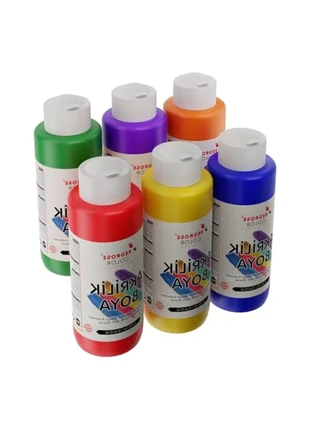 Akrilik Boya 6'lı Set, 6x120 ml ile Yaratıcılığı Artır ürün görseli 1