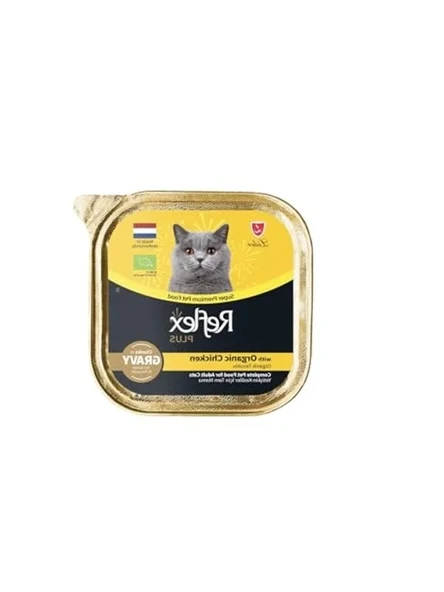 85 GR Parçalı Tavuk Soslu Organik Kedi Maması ürün görseli 1