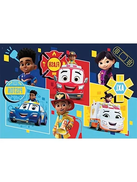Disney Firebud Temalı 24 Parça Maxi Puzzle - Resim 2