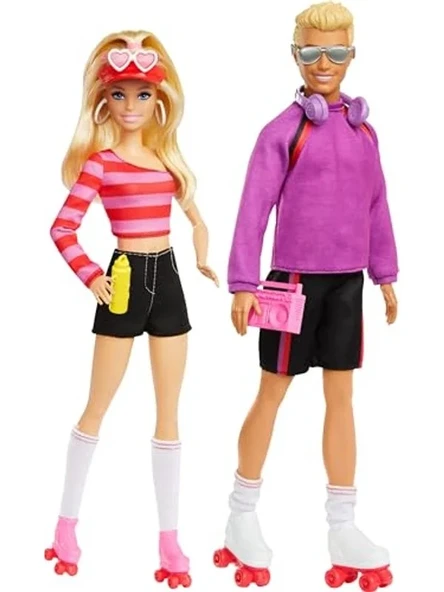 Barbie & Ken Parti Bebek Seti, 6 Aksesuar ile Eğlenceli Parti Teması ürün görseli 1