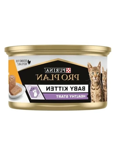 Yavru Kedi İçin Tavuklu Mama 24 Paket 85 Gram ürün görseli 1