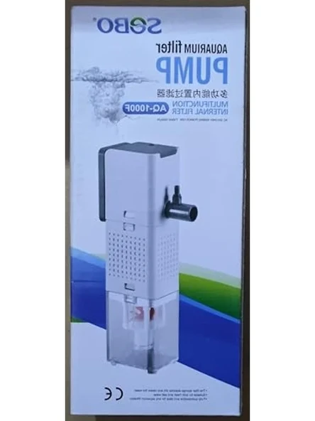 Akvaryum İç Filtre, 15W Gücünde, 1000 Lt/Saat Akış Hızı ürün görseli 1