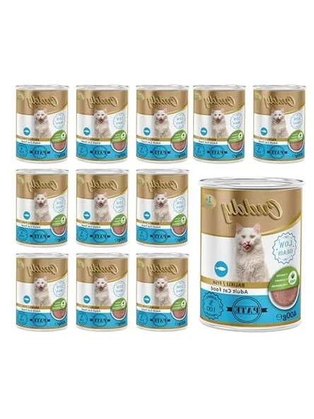 400 Gr Biftekli Kedi Pate, 12 Adet Set, Besleyici ve Lezzetli ürün görseli 1