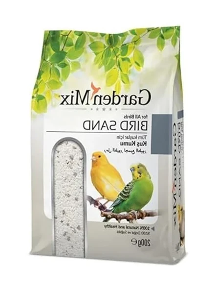 Kuş Kumu, 200 gr Platin + Kumluk - Resim 2