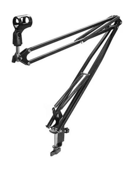 Mikrofon Standı Seti, Shock Mount ve Pop Filter, 50x50 - Resim 2