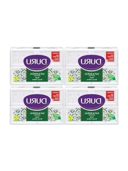 Saf ve Doğal Beyaz Kalıp Sabun 4X600Gr, 16 Adet Set ürün görseli 1