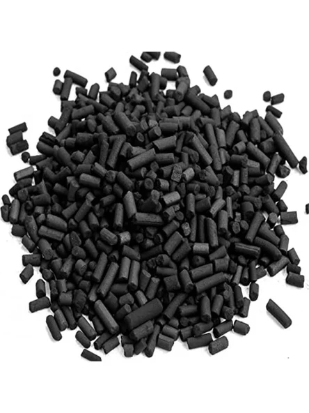 Akvaryum İçin 3-4 MM Silindirik Aktif Karbon Filtre Malzemesi, 10 Kg ürün görseli 1
