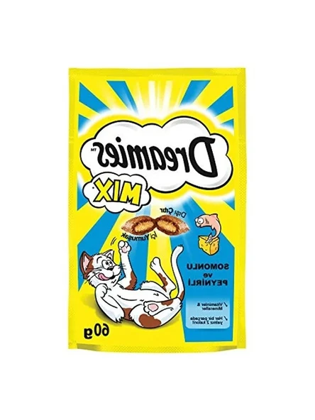 Somonlu ve peynirli kedi ödül maması, 60 G x 6 adet, lezzetli atıştırmalık ürün görseli 1