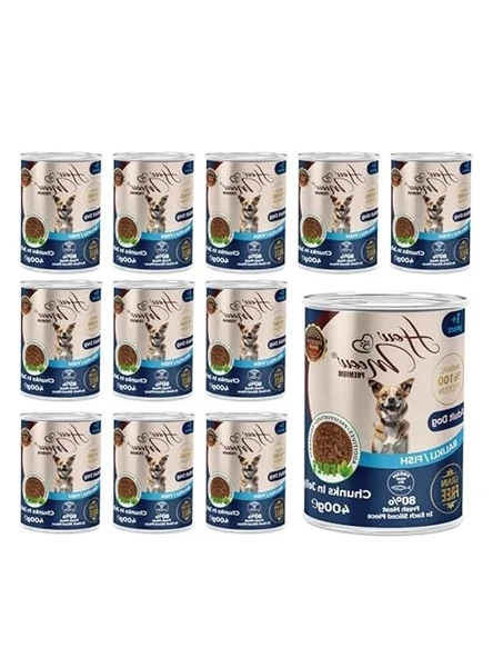 Balıklı ve Jöleli 400 Gr Konserve Mama, 12 Adet ürün görseli 1