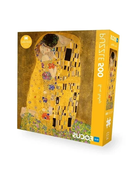 500 Parça The Kiss Puzzle, Sanat Eseri Temalı Eğlenceli Zeka Oyunu ürün görseli 1