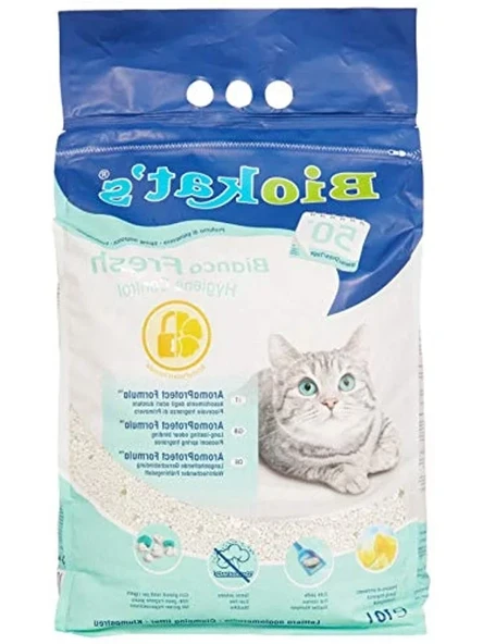 10 Litrelik Bianco Fresh Kedi Kumu, Yüksek Emicilik ürün görseli 1