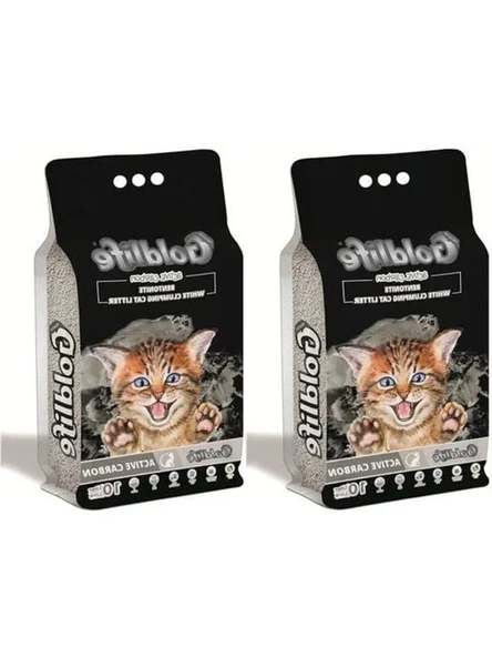Aktif Karbon Kedi Kumu, 10 lt X 2 Adet Avantaj Paketi ürün görseli 1