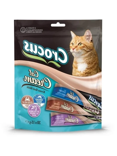 Çeşitli Somon ve Karidesli Kedi Ödülleri, 30x15 Gr Paket ürün görseli 1