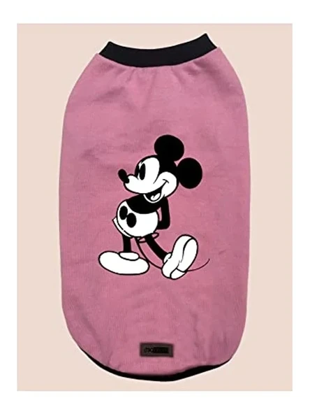 Yeni Sezon Pembe Mickey Mouse Köpek ve Kedi Kıyafeti, M Beden ürün görseli 1