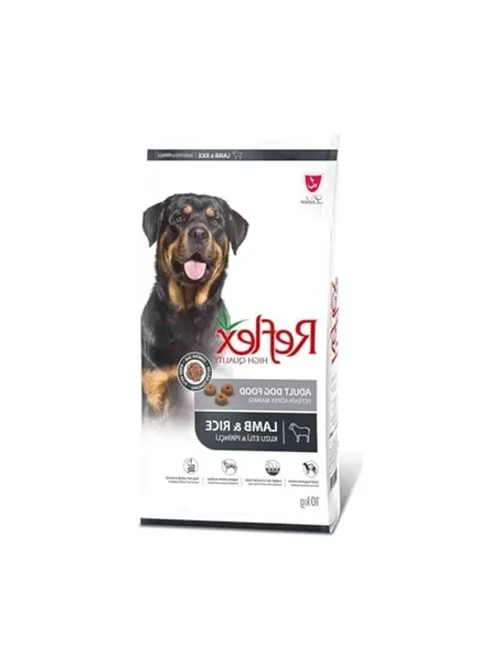 10 kg kuzu etli ve pirinçli yetişkin köpek maması, dengeli beslenme için ürün görseli 1