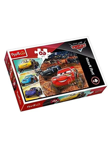 Disney Cars Temalı 60 Parça Yapboz - 4 Yaş ve Üzeri ürün görseli 1