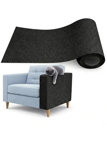 100x30 cm yapışkanlı keçe kedi tırmalama matı, kaymaz ve dayanıklı ürün görseli 1