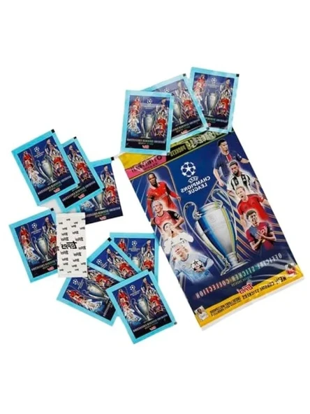 - 2025 UEFA Şampiyonlar Ligi Sticker - Mega Multipack - Resim 2