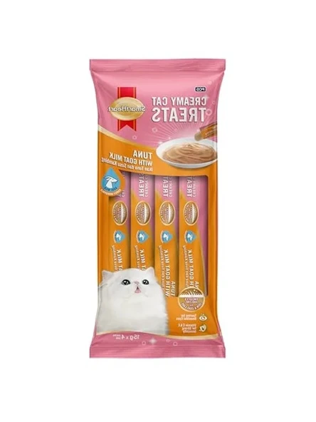 Tuna ile Keçi Sütü Kedi Ödülü, 4x15 gr Lezzetli Atıştırmalık ürün görseli 1