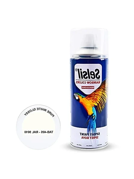 Parlak Beyaz Sprey Boya, Ral9010, 400ml Kapasite ile Kolay Uygulama ürün görseli 1