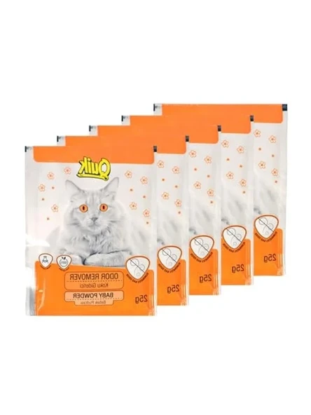 Bebek Pudralı Kedi Kumu, 5'li Koku Giderici, 25 Gr ürün görseli 1