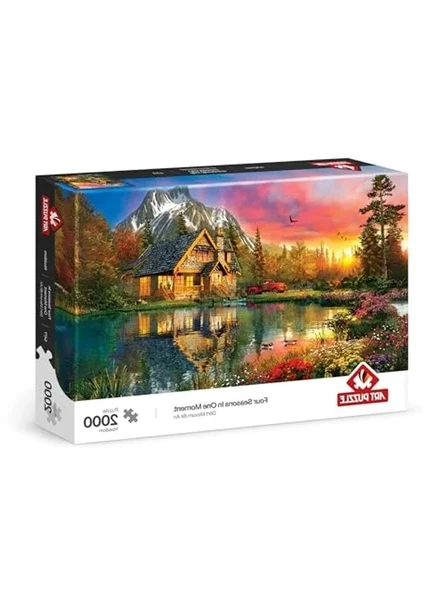 2000 Parça Dört Mevsim Temalı Art Puzzle ürün görseli 1