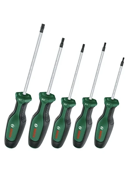 5 Parça Torx Tornavida Seti, Profesyonel Kullanım için Uygun Aletler ürün görseli 1
