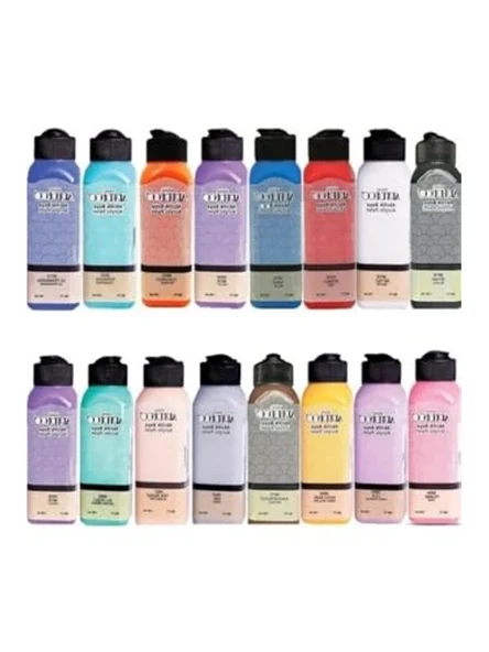 Akrilik Boya Seti - 140 ml, 18 Renk ürün görseli 1
