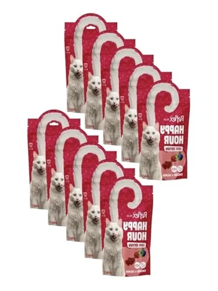 10 x 60g Tavuk ve Somon Aromalı Kedi Ödülü, Özel Lezzet ürün görseli 1