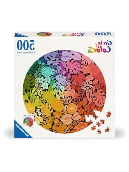 Tropikal Temalı 500 Parça Puzzle - Raven500p Serisi ürün görseli 1
