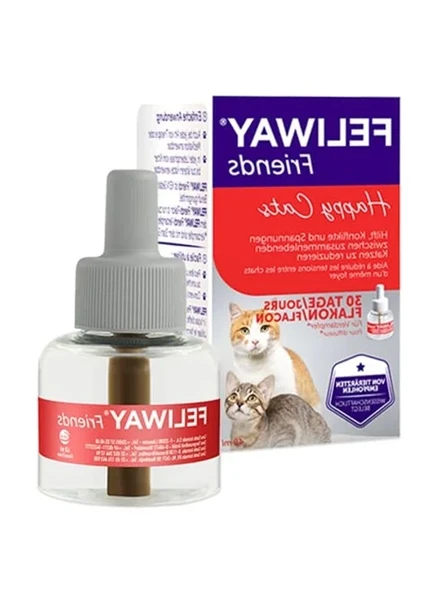 48 ml yedek şişe, kedi stresini azaltıcı feromon çözümü için ideal ürün görseli 1