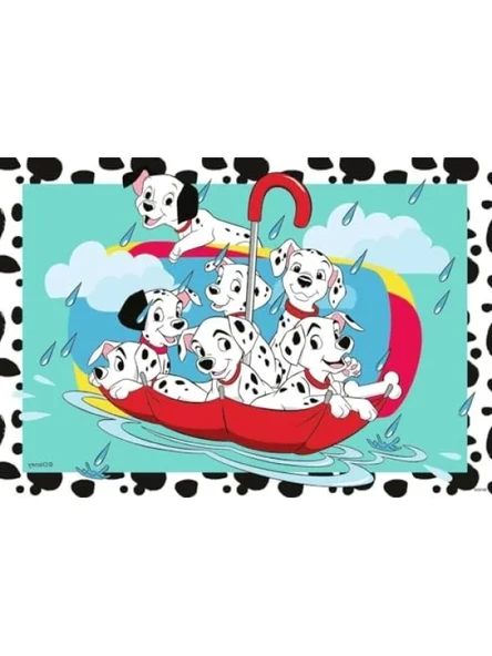 2 Adet 24 Parça Yapboz - Disney Temalı - Resim 3