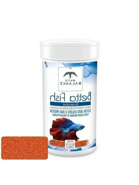 White Balance Betta Fish Granules 100 ml ürün görseli 1