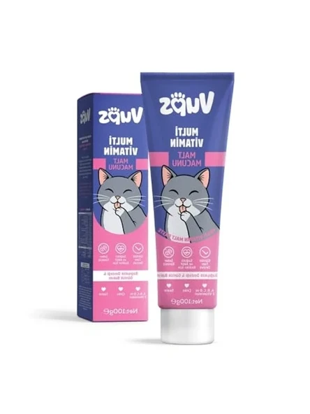 100g Bağışıklık Destekleyici Kedi Malt Macunu, Tüy Yumağı Önleyici ürün görseli 1