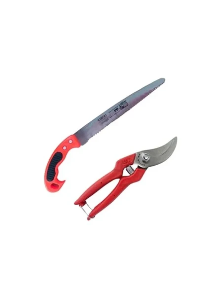 Bağ Budama Makası ve Dal Testeresi, 30 cm Uzunluk ile 2'li Set ürün görseli 1
