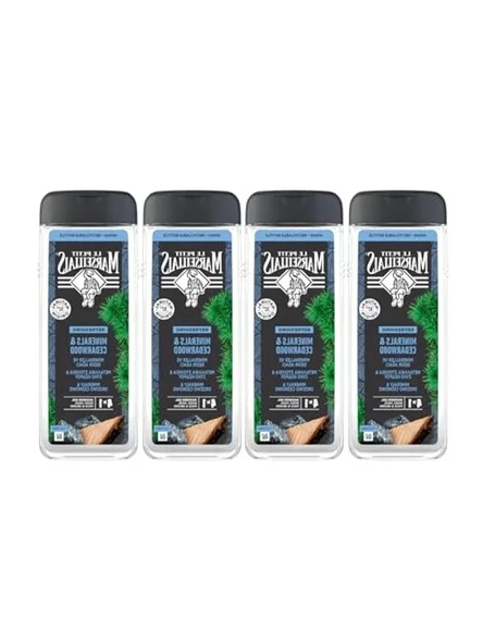 Mineral ve Sedir Ağacı Aromalı Duş Jeli, 4 x 400 ml Paket ile Ferahlatıcı Etki ürün görseli 1