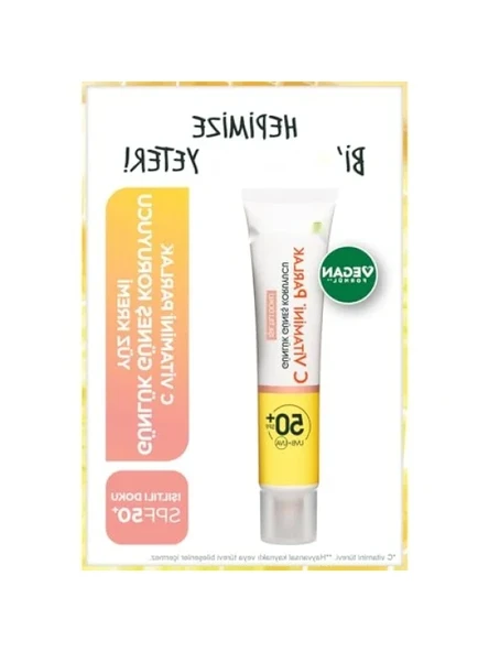 C Vitamini İçeren Yüz Kremi - SPF50, Parlak Günlük Güneş Koruyucu ürün görseli 1