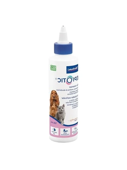 Kulak Temizleme Çözümü, 125ml, Köpekler ve Kediler İçin ürün görseli 1