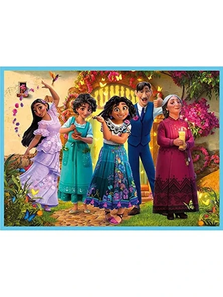 Disney Temalı 4'ü 1 Arada Eğlenceli Puzzle Seti - Resim 3