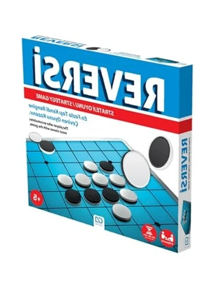 İki Oyunculu Eğlenceli Strateji Zeka Taşı, Reversi Oyun Seti, 5 Yaş ve Üzeri ürün görseli 1