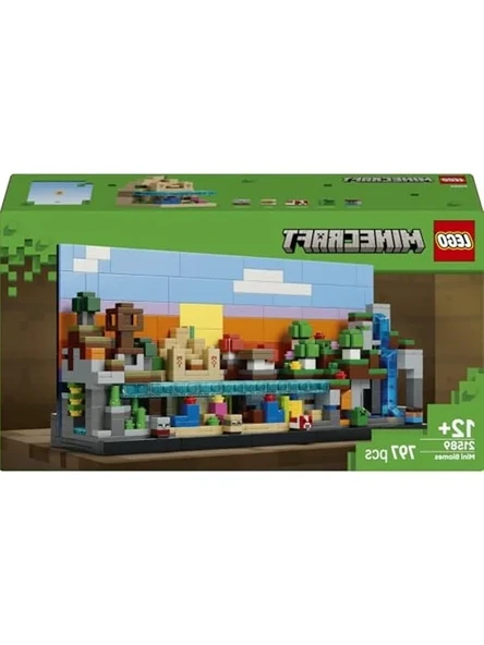 Mini Biyomlar Seti, 797 Parça ile Minecraft Temalı Eğlence - Resim 3