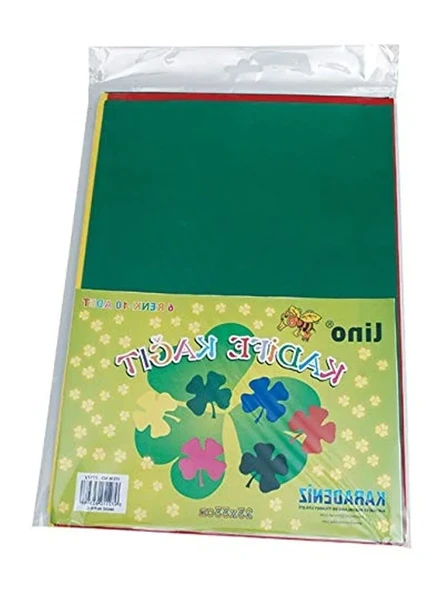 Kadife Kağıt 6 Renk 10'lu Set - 23x33 cm ürün görseli 1